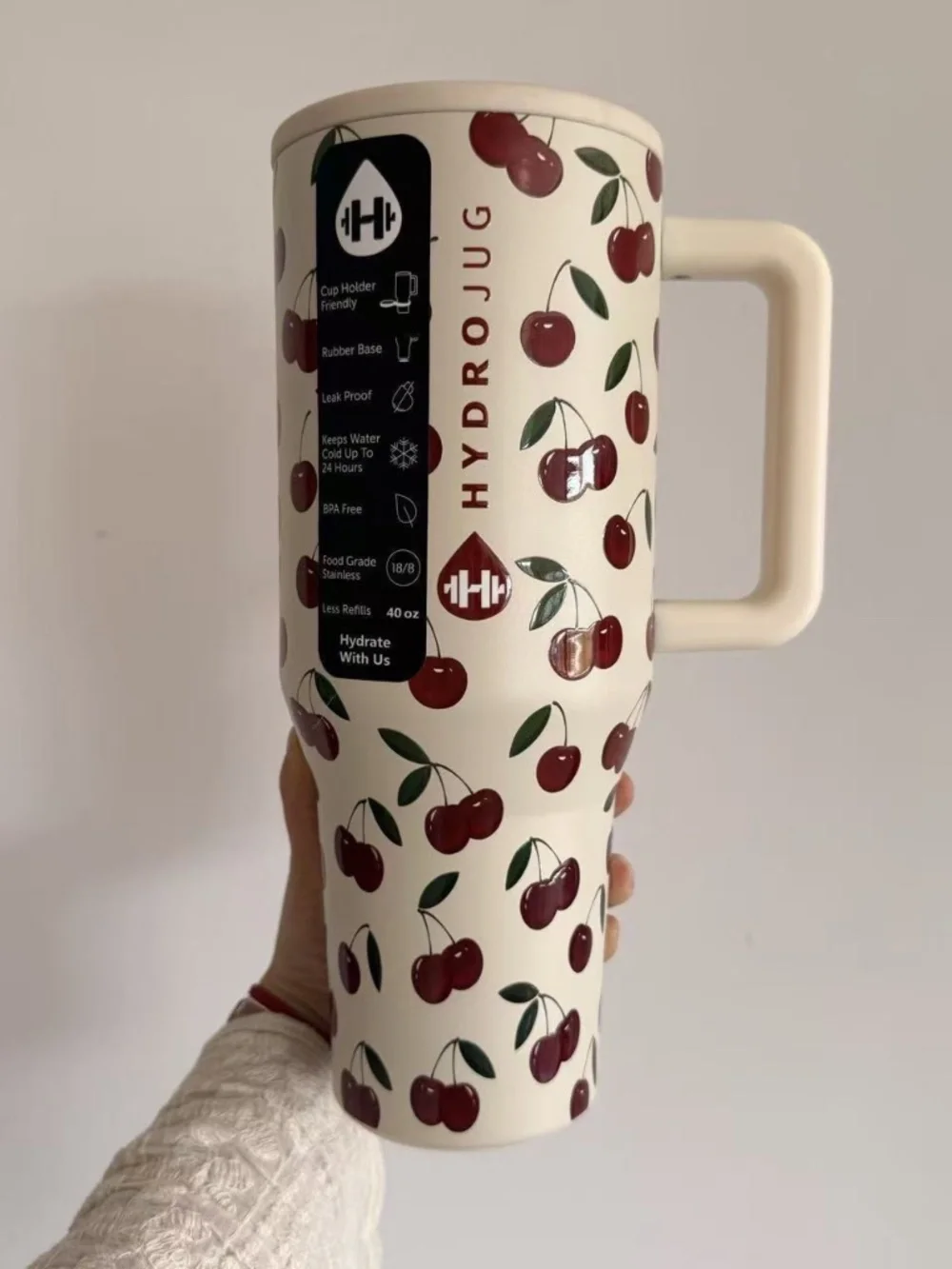 Hydrojug cherries 40oz